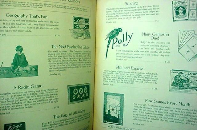 1928 Buddy Book Treasures & Toy Catalog Pedal Cars More  