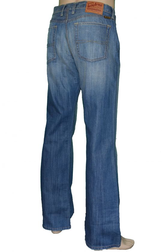 Lucky Brand Mens Relaxed Bootleg Jeans  