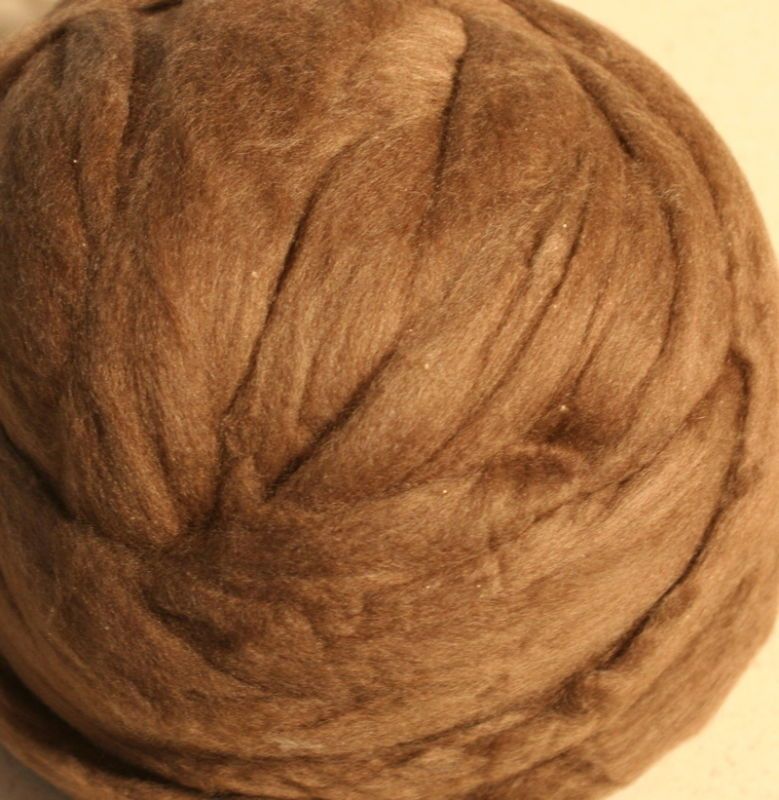 SuperFine Brown Afghan Cashmere 4 oz  