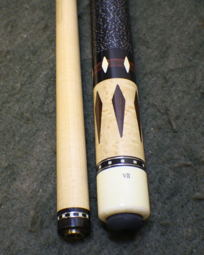 Lucasi VII Pool Cue W/Form Fit Hard Black Tube Case  