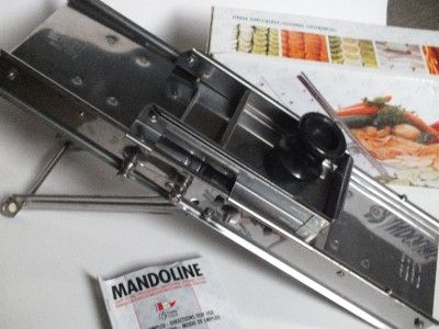 BRON STAINLESS STEEL MANDOLIN ORIGINAL SLICER ( $7.00 SHIPPING)