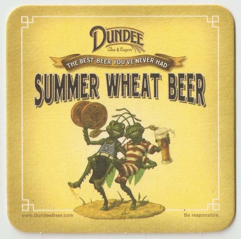 16 Dundee Summer Wheat Beer Coasters  