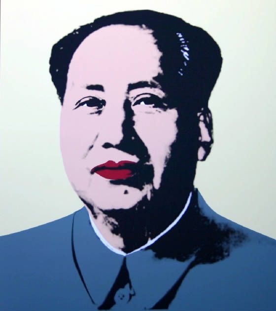 Andy Warhol Sunday B. Morning Mao Yellow  