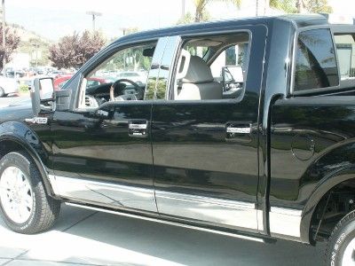 09 2010 FORD F150 CREW CAB PLATINUM CHROME 304#8 ROCKER  