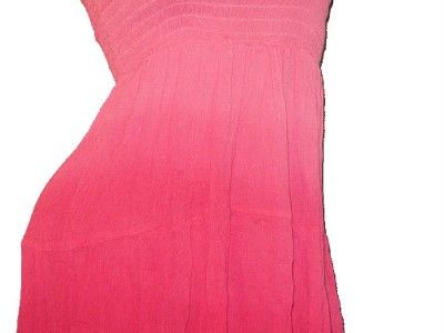 NWT Cejon Strapless Pink Swimsuit Cover Up Dress Sundress sz Large 