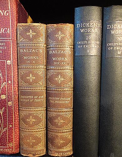 INVESTMENT 50 Book Antique Leather & Premium Bound Library Lot+LIMITED 