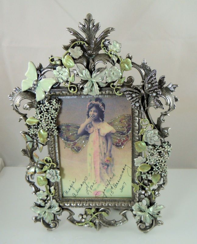 Kirks Folly Butterfly Kisses 15th Anniv. Photo Frame  