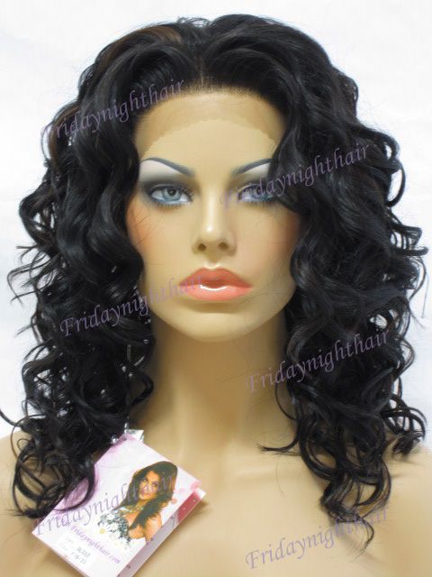 NEW Top Quality Synthetic Lace Front wig GLS53 1B/30  