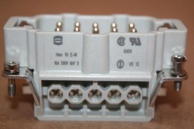 NEW Harting Connector HAN 10E ST1 S #21005  