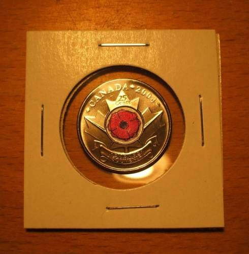 2004 Unc. POPPY QUARTER   Spy Coin  