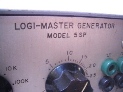   * VINTAGE WANG LABORATORIES LOGI MASTER GENERATOR MODEL 5 SP  