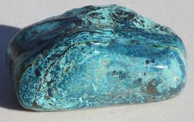 SHATTUCKITE Crystal Nice Hand Polished Gem Beautiful Blue Kimpese 