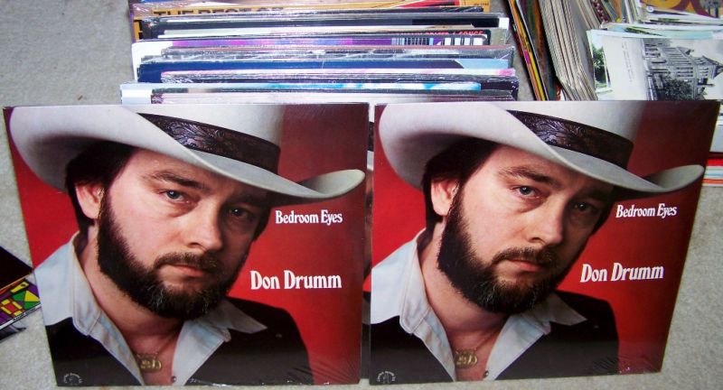 1978 HTF DON DRUMM BEDROOM EYES COUNTRY LP SEALED  