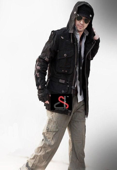 CS Designer Mens Military Style Sniper Jacket KT28 L  