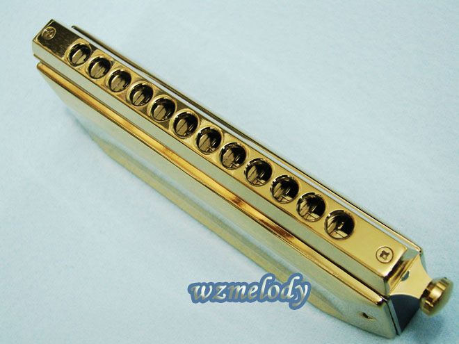 Swan 12 Hole 48 Tone Chromatic Harmonica  