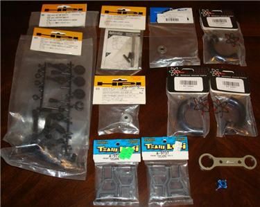 Large RC car parts lot Sirio Picco Trinity Losi Dynamite Duratrax HPI 