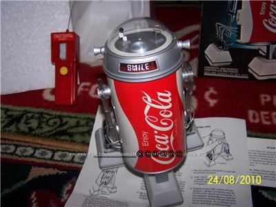 STAR WARS R2 D2 Coca Cola COBOT REMOTE Coke Robot MIB  