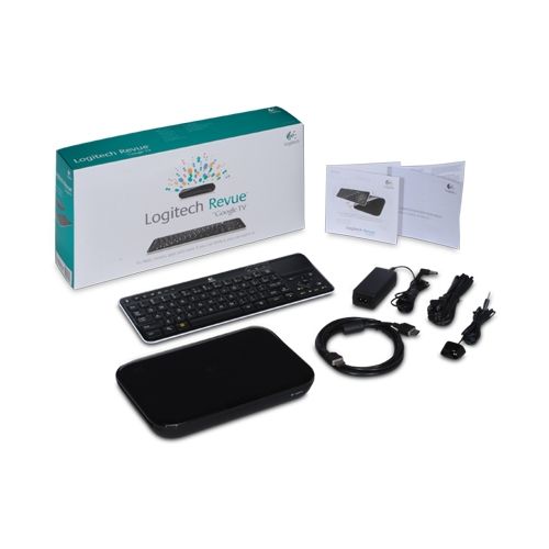 Logitech Revue with Google TV Internet to TV Apps Wi Fi HD HDTV 