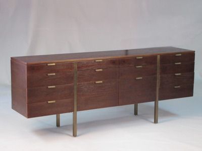 Dunbar Dresser Credenza Danish Modern Buffet Dresser  