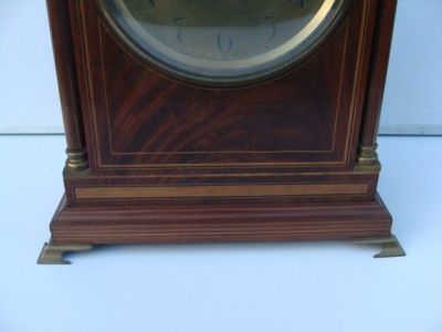 NOUVEAU JUNGHANS WESTMINSTER WALNUT MANTEL CLOCK c.1900  