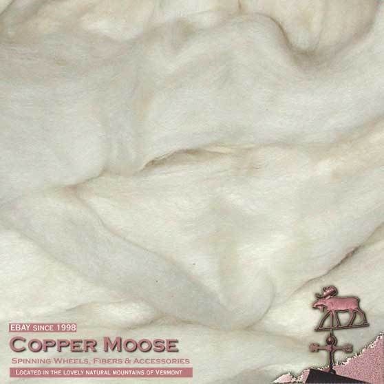 Corriedale Top Roving   3 Lb.   Fluffy, soft Off White  