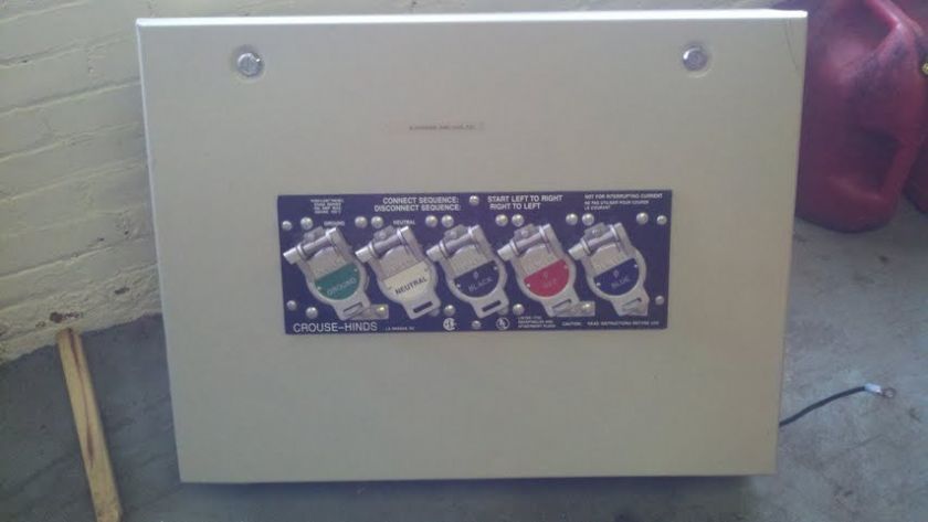 CROUSE HINDS POSI LOK PANEL E0400 1662 ***FREE ENCLOSURE***  