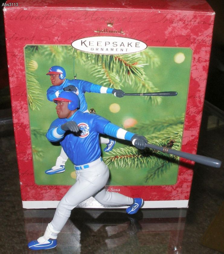 Hallmark Keepsake 2001 Sammy Sosa At The Ballpark Handcrafted 