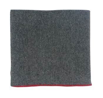 ROTHCO GREY WOOL BLANKET 60X80 55% WOOL 45% SYNTHETIC  