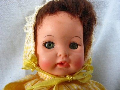 VINTAGE 1964 IDEAL 9 VINYL TEARIE DEARIE DOLL BW9 4  