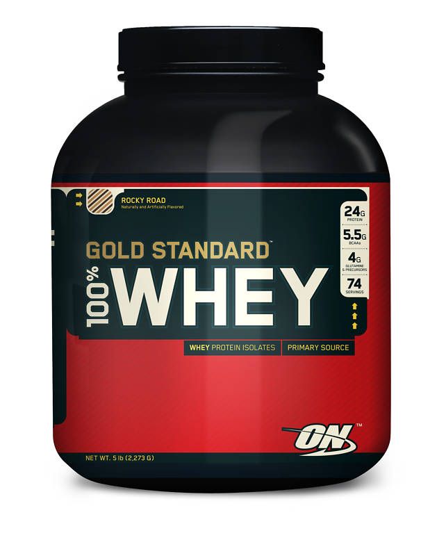 Optimum Nutrition 100% Whey Protein Rocky Road 5lb  