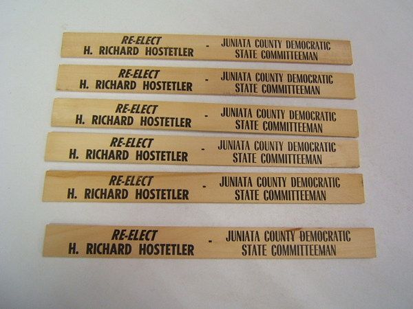 Juniata County PA Democratic H Richard Hostetler  