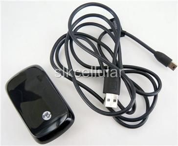   OEM T Mobile MyTouch 3G Premium Black USB Data Cable+Home/Wall Charger
