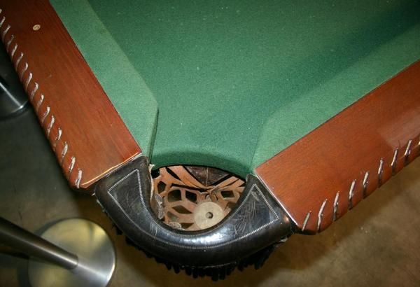 Antique Mahogany ornate Billiards Pool Table brunswick  