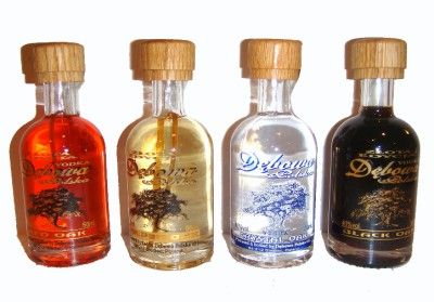 Debowa Vodka Collector 4 Mini Set   Rare Edition 50ml  