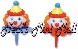 BRAND NEW Circus Train cake topper w/ balloons & clowns  