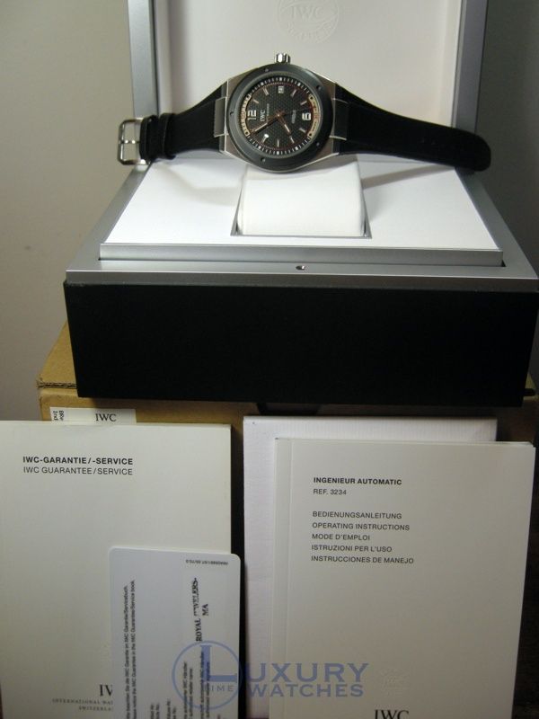 IWC Ingenieur Ceramic 95% LNIB RARE $7500 Retail HUGE Discount  