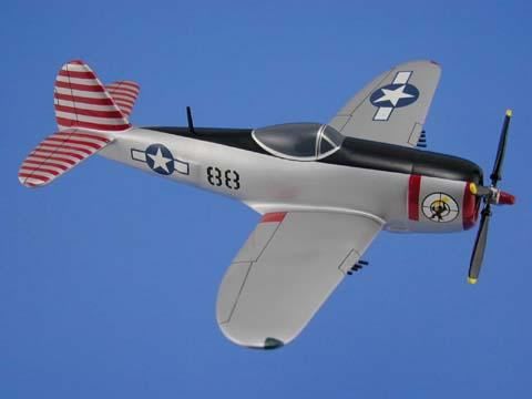 53 Scale Mahogany Model of the P 47 Thunderbolt   US Army Air Force