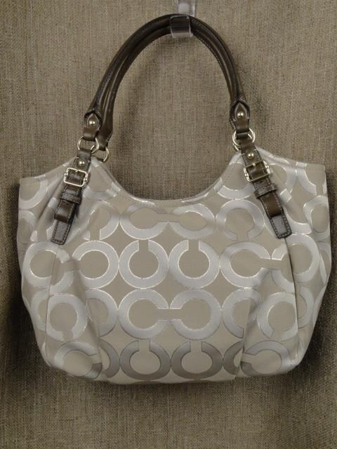 COACH Madison Op Art Lurex Abigail Shoulder Bag 18639 NWT  