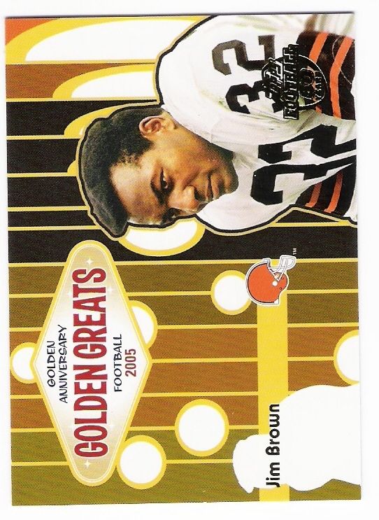 Jim Brown   2005 Topps 50th Anniversary   Golden Greats  