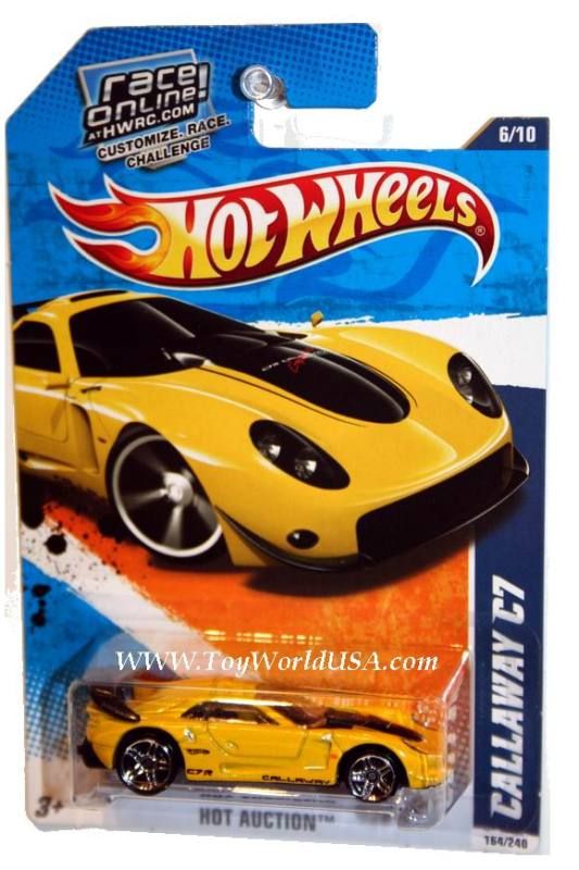 2010 Hot Wheels Hot Auction #164 Callaway C7  