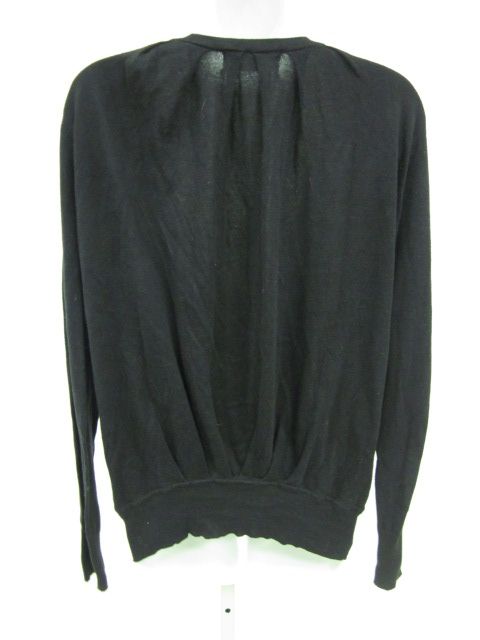 LAURIE B Black Long Sleeve Cardigan Sweater Top Size L  