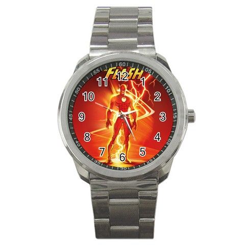 CUSTOM THE FLASH WATCH COMIC SUPER HERO NEW  