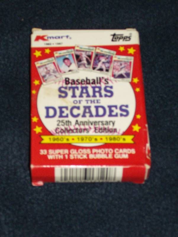 KMART BASEBALL STARS OF THE DECADES 25th ANN. ED. SET  