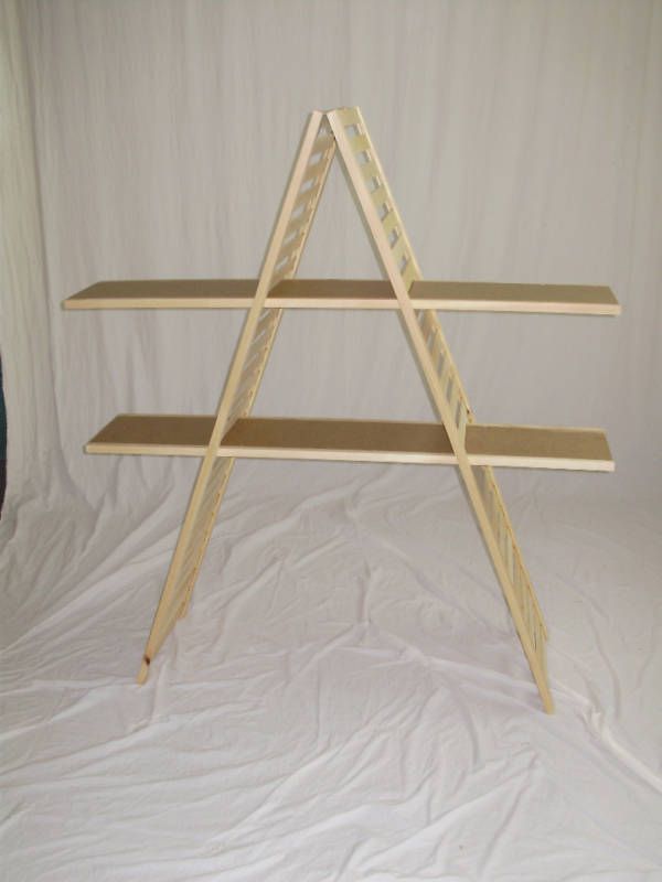 Frame Display Shelf, Portable with (2) Shelves  