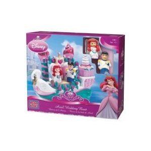 Mega Bloks Disney Ariel Wedding Boat Ship 1361 New MISB  