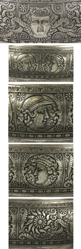 ROGERS & BROTHER ASSYRIAN HEAD PATTERN SILVER TUREEN  