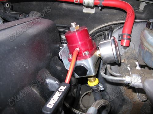 Universal Fuel Pressure Regulator 3 port Mustang Nissan 240SX S13 S14 