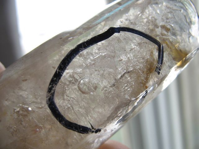 3MM ENHYDRO MOVING(easytosee)WATER BUBBLE QUARTZ POINT  