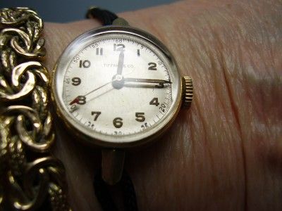 Rare Tiffany & Co 14K Vintage Lds Watch by Movado  