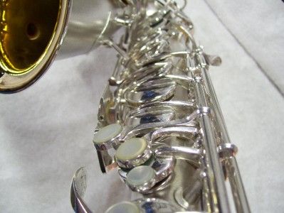 Transitional silver Conn Chu Berry Alto Sax saxophone, vintage, gold 